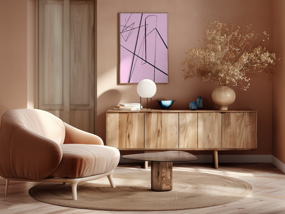 Angular Lines No 10 Poster